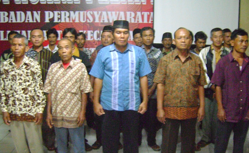 Penetapan pengurus RT dan RW Masa Bhakti Periode 2015-2020