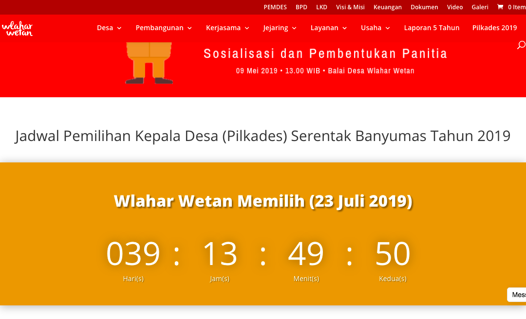 Pilkades Serentak 2019, Ini Daftar Bakal Calon Kepala Desa di Wlahar Wetan